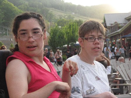 Barbara and Corey at Collingwood