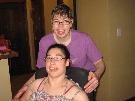 Barbara and Corey at Collingwood